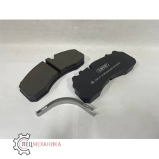 Накладка колодки тормозной передняя (дисковый тормоз) SHAANXI F3000 качество XINHE